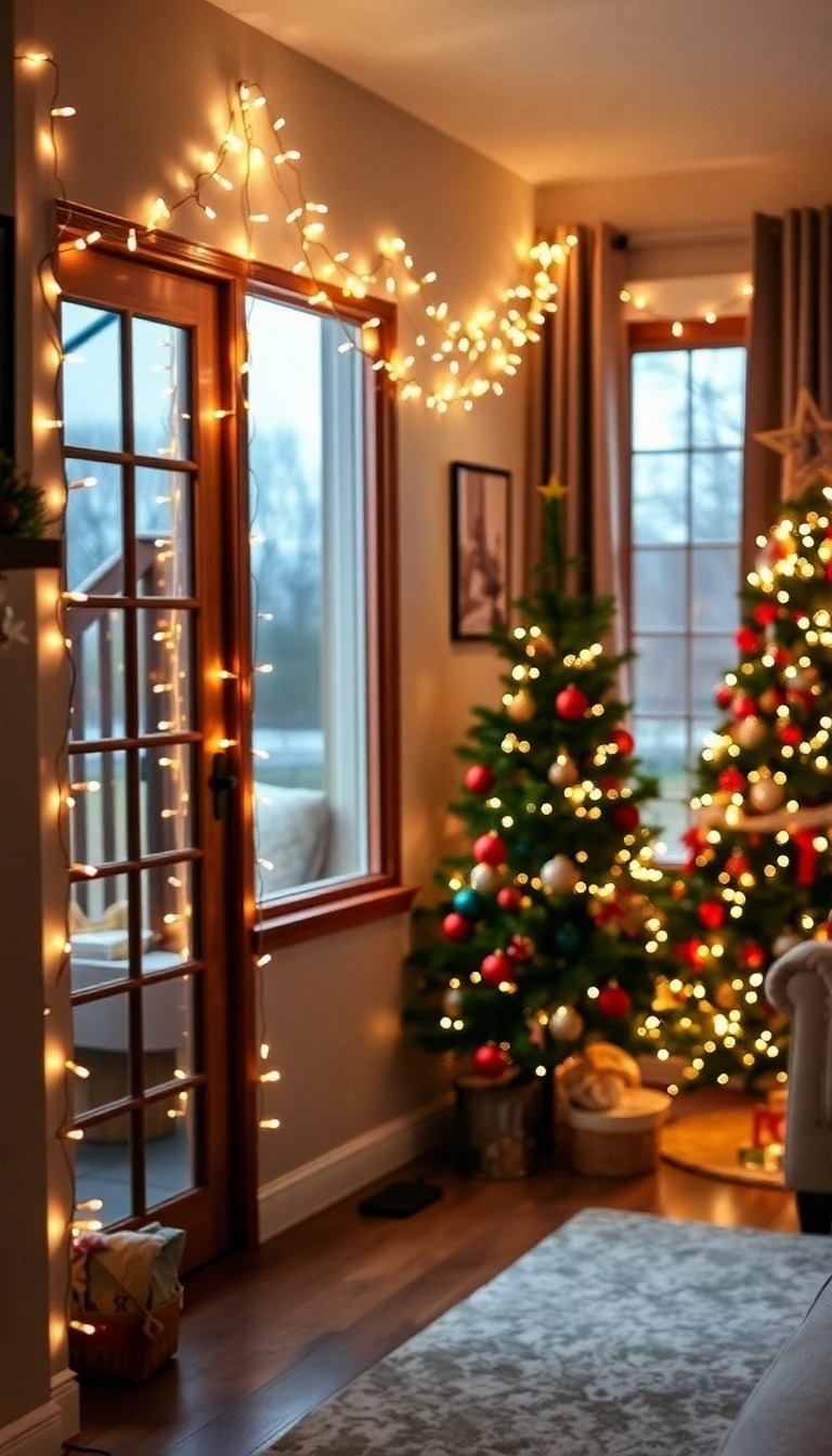 13 Seasonal Décor Ideas That'll Bring Your Holiday Get Together to Life! - 3. Twinkling Christmas Lights