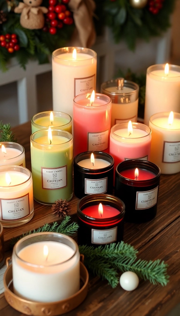 13 Seasonal Décor Ideas That'll Bring Your Holiday Get Together to Life! - 6. Seasonal Scented Candles
